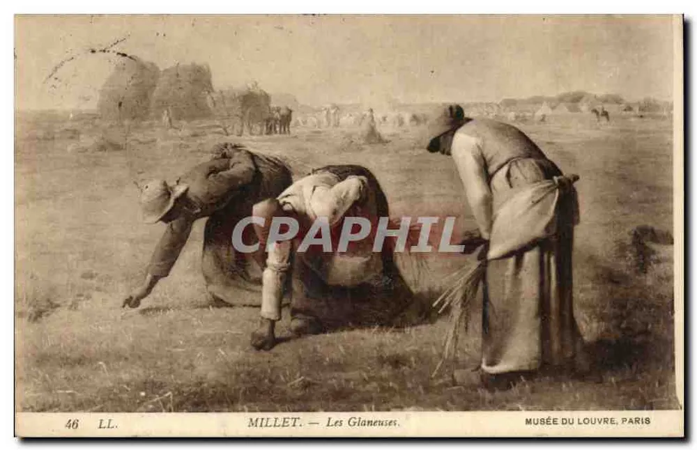 Le Glaneuses — Millet — Museo del Louvre, Parigi - Recto