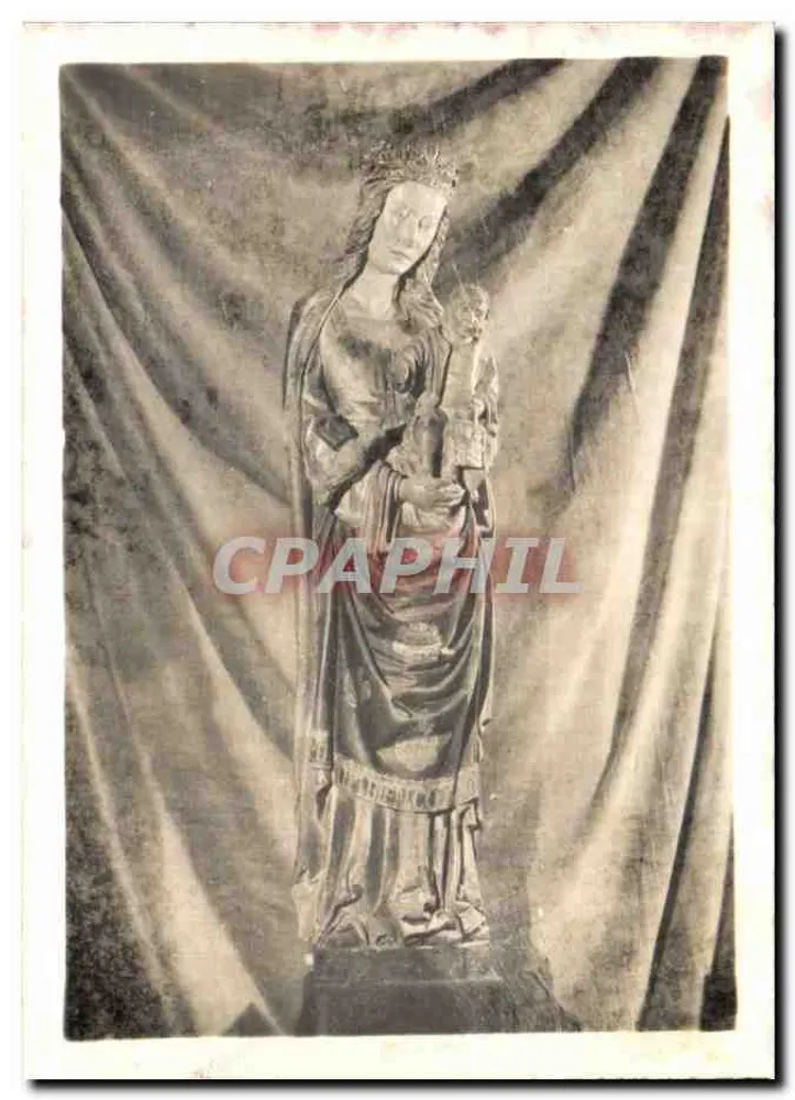 Statue der Jungfrau mit dem Vogel — Kirche Saint-Germain-l'Auxerrois — Luxus-Editionen « Estel » n°4620 - Vorderseite