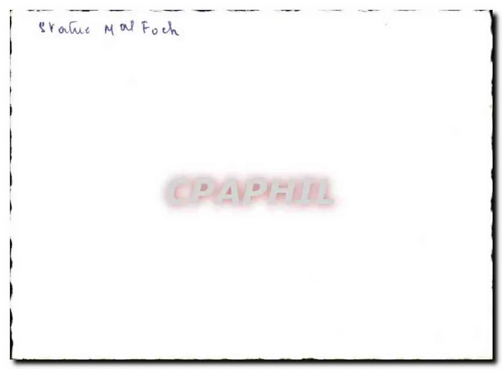 Estatua equestre de Philippe Pétain — Monument a Foch — editor desconhecido, n° 8 - Verso