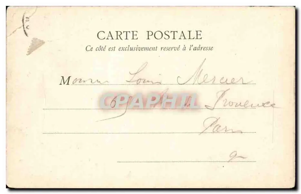 PARIS — O Louvre — A Colunata — B.E. PARIS, n°54 - Verso