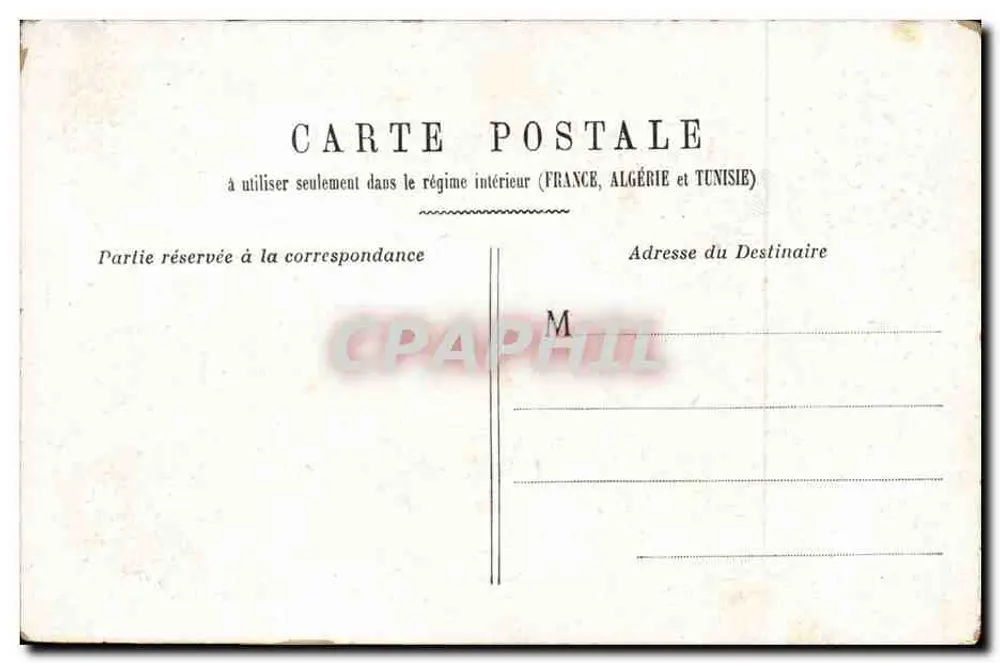 Paris — Estátua da República — M.K.S.C. - Verso