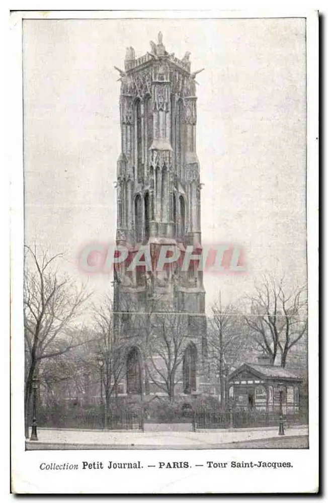 Paris — Torre Saint-Jacques — Coleção Petit Journal - Frente