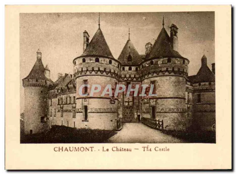 Chaumont — Zamek — The Castle - Awers