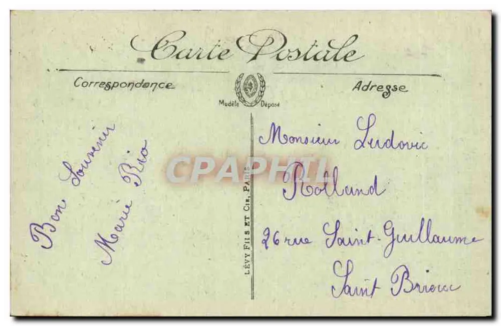 PARIS — O Pont Alexandre III — LL. — 308 - Verso