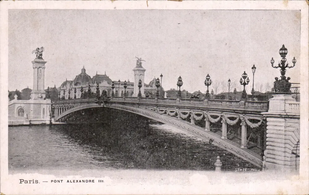 Paryż — Most Alexandre III — Staer, Paryż - Awers