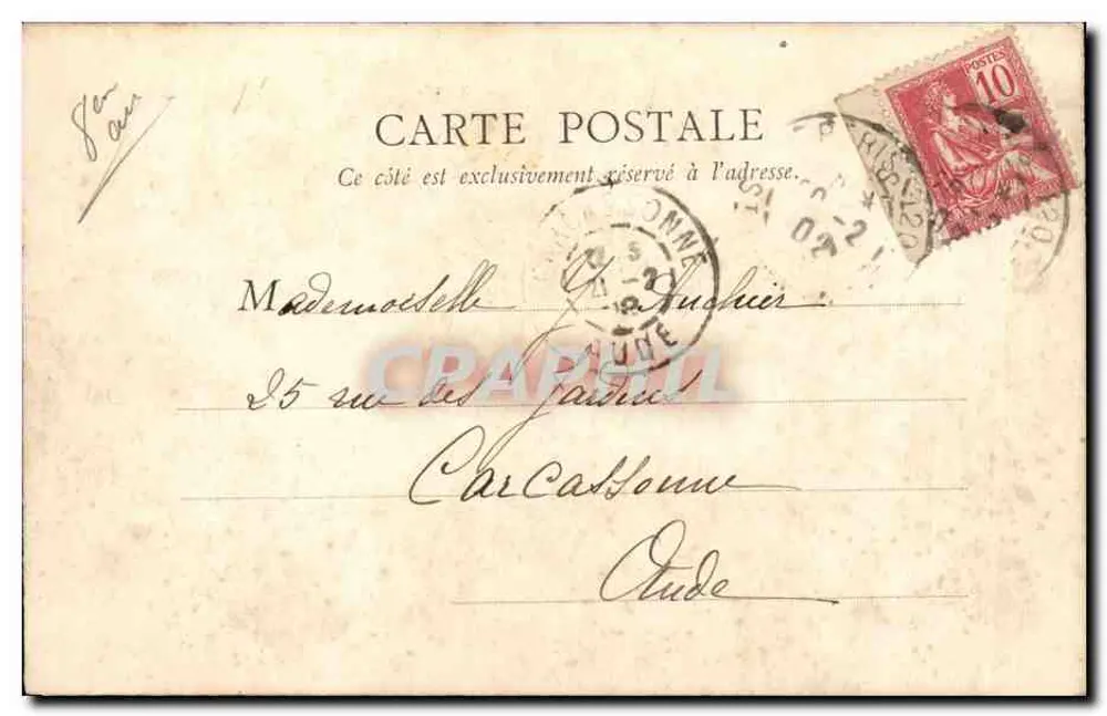 Ponte Alexandre III — Paris — B.F., Paris, n°32 - Verso