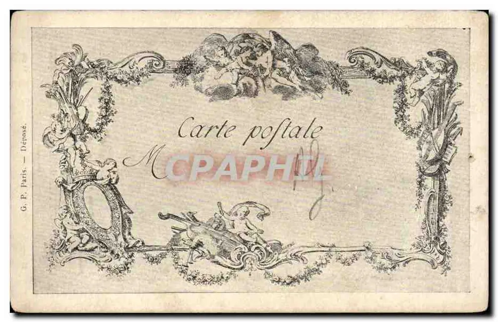 Szene von « Cythère assiégée » — Meisterwerke der Kunst im 18. Jahrhundert — Serie 25, Nr. 290 - Rückseite