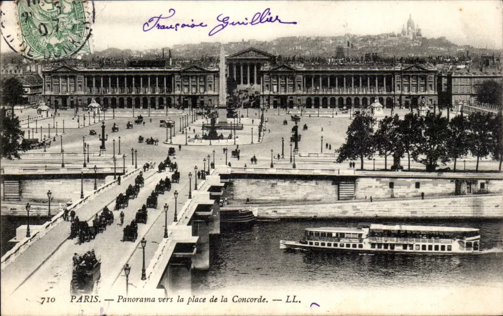 Paris — Panorama em direção à praça da Concorde — LL. — n°710 - Frente