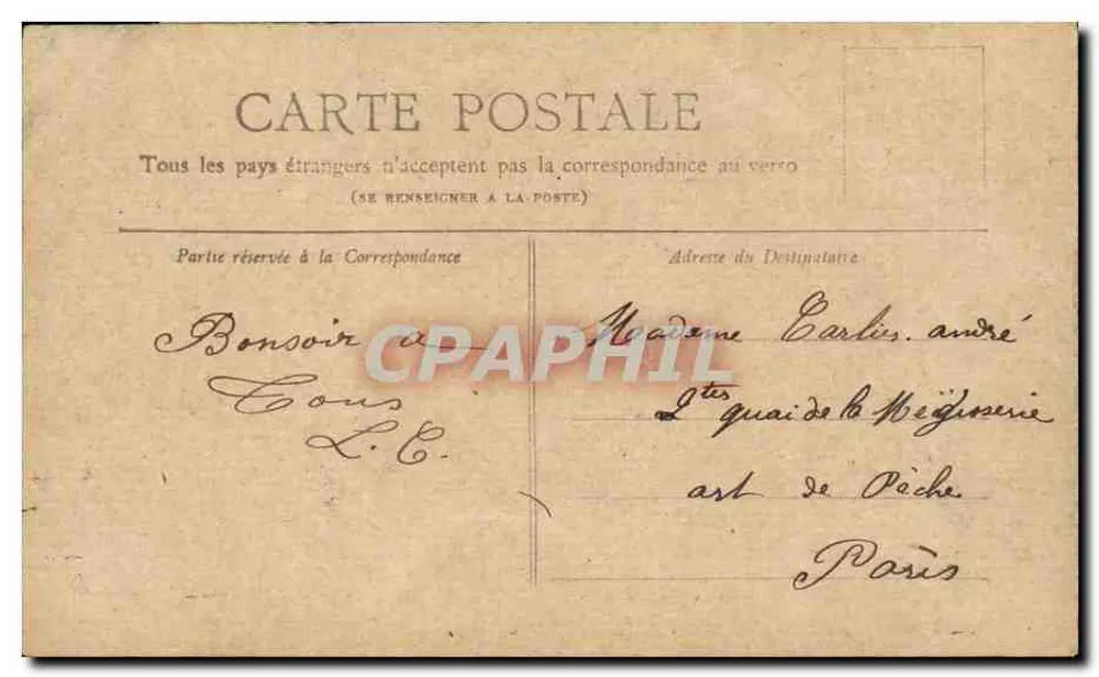 Paris — Ansicht des Trocadéro — Sammlung Petit Journal - Rückseite