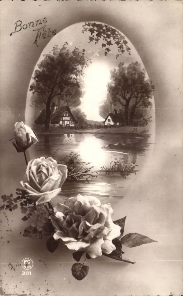 Landschaft mit Rosen — P-C Paris n°3171 - Vorderseite