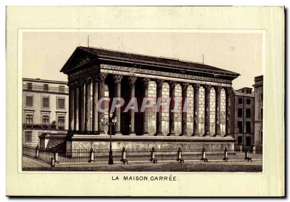 La Maison Carrée — Nîmes — editor não identificado - Frente