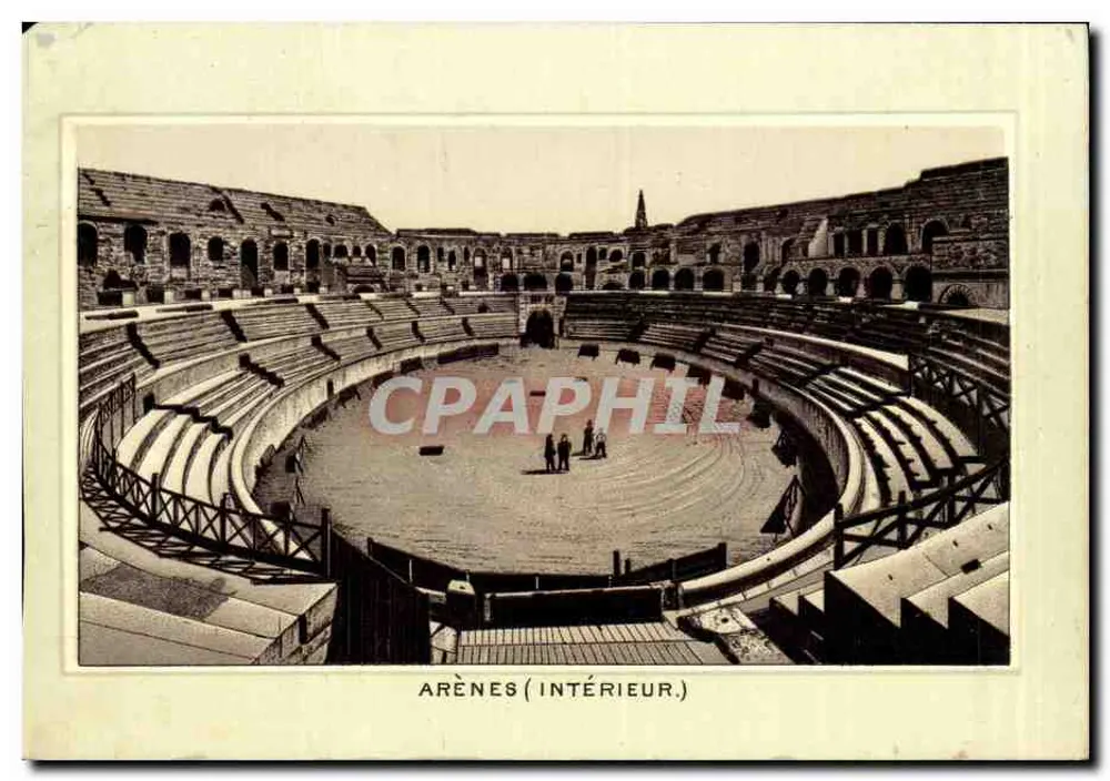 Arenas (interior) — Arenas de Nîmes - Frente