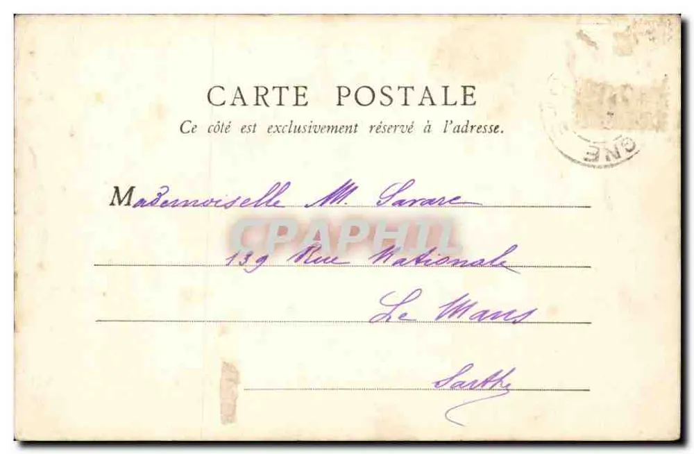 A Estação de Leste — Paris — B.F. Paris n°11 - Verso