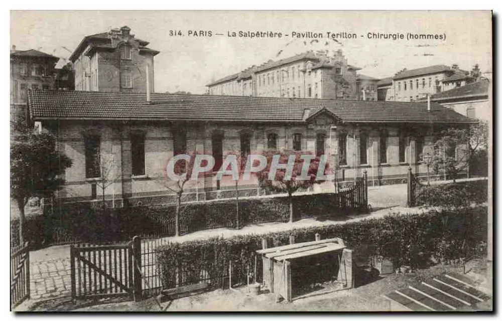 Paris — La Salpêtrière — Pavillon Terillon — Chirurgie (Männer) - Vorderseite