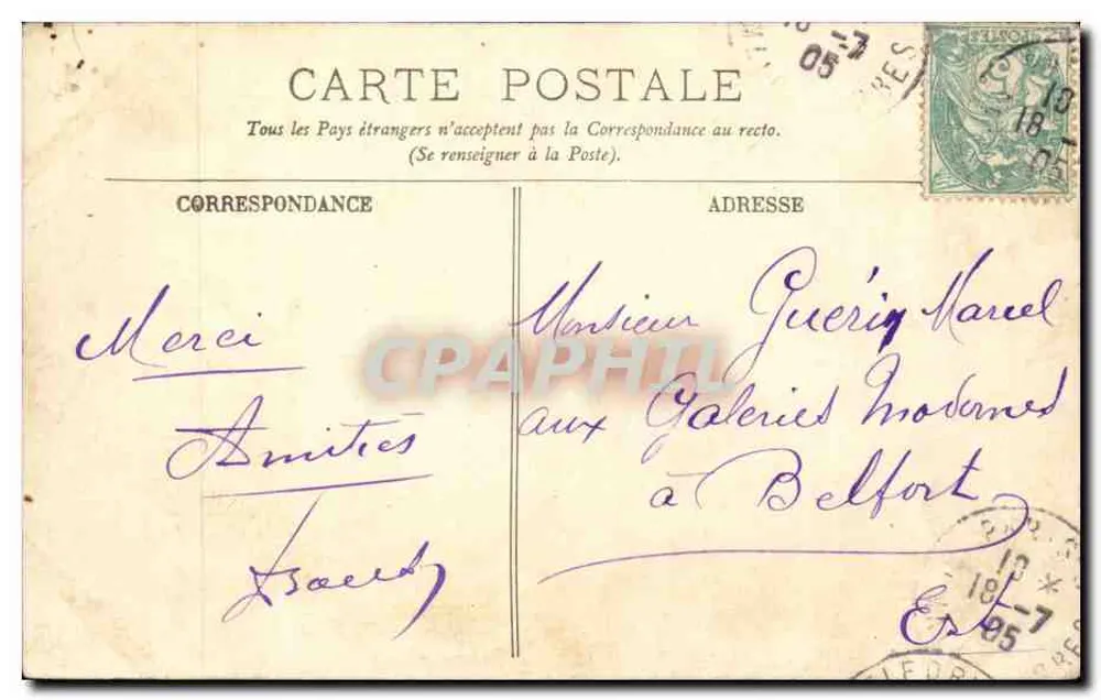 Paris — Rathaus und Pont d'Arcole — LL, n°118 - Rückseite