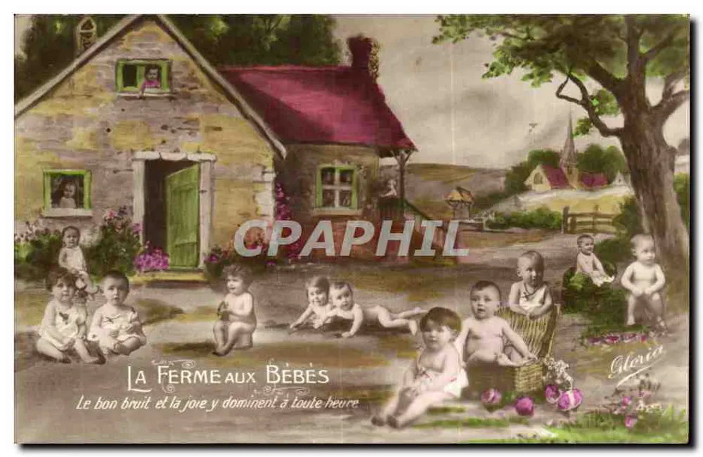 Die Farm der Babys — Gloria — Verlag Gloria, Seriennummer nicht sichtbar - Vorderseite