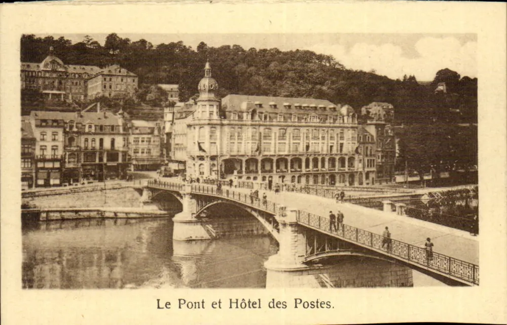 O Ponte e o Hotel das Correios — Ponte da Cidade — Editor não identificado, número de série não visível - Frente