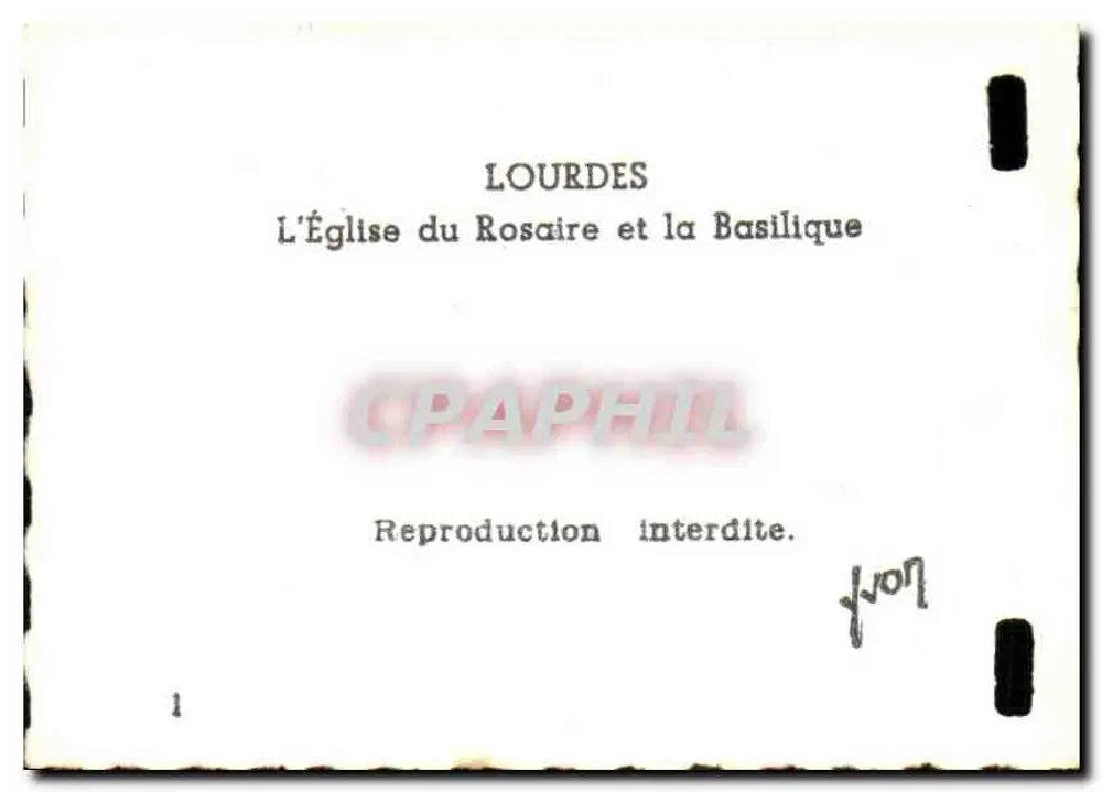 Lourdes — Ansicht der Kirche des Rosenkranzes und der Basilika - Rückseite