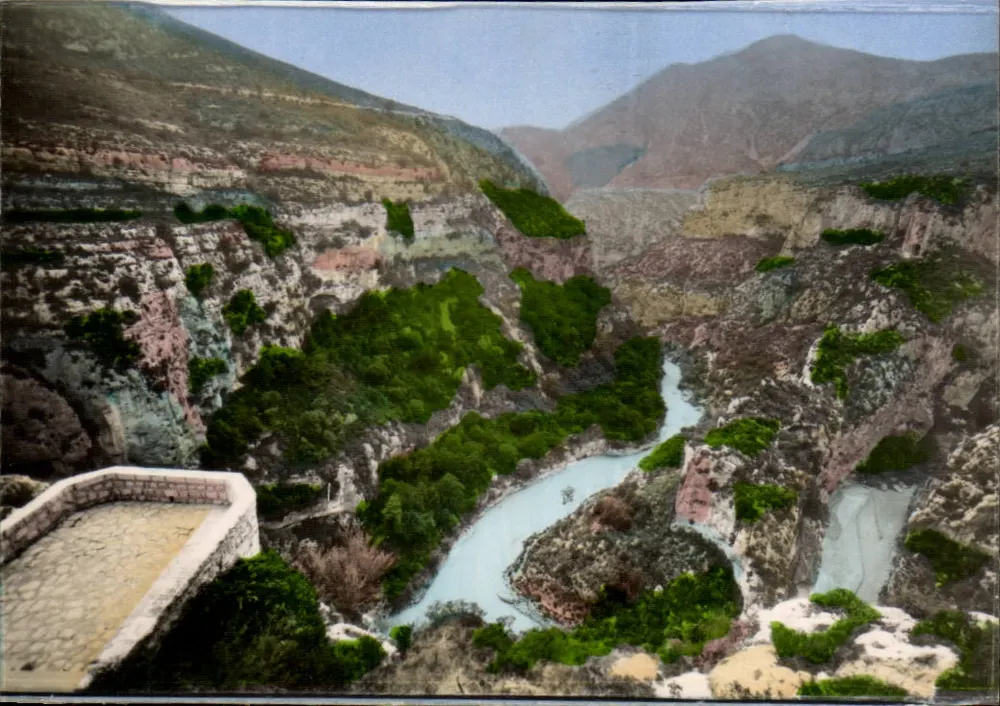 Die Mescla, Zusammenfluss von Artuby und Verdon - Vorderseite