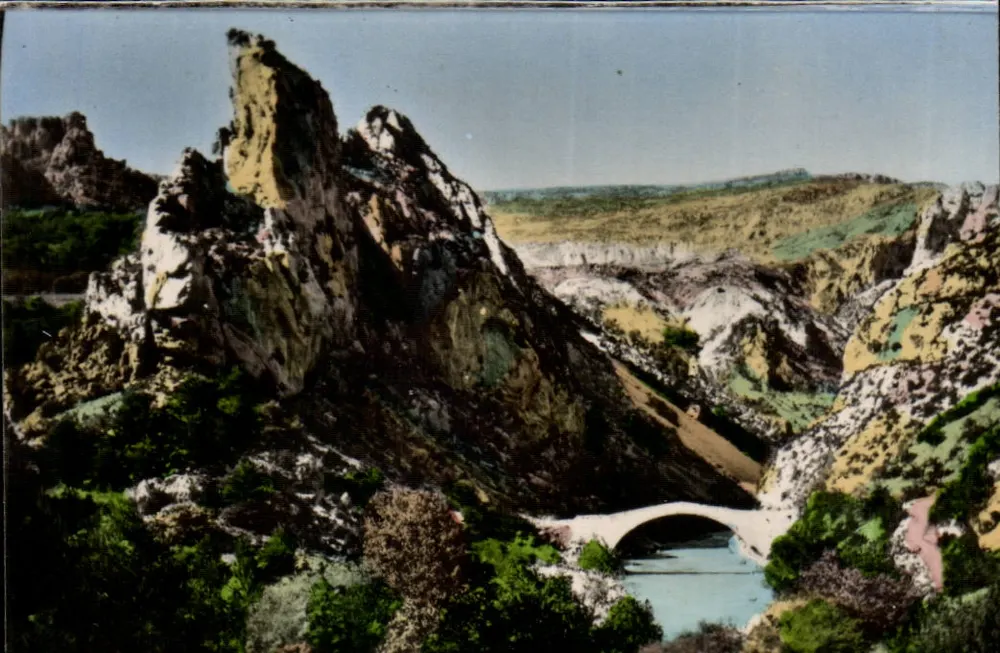 Der Verdon am römischen Brücke von Tusset - Vorderseite