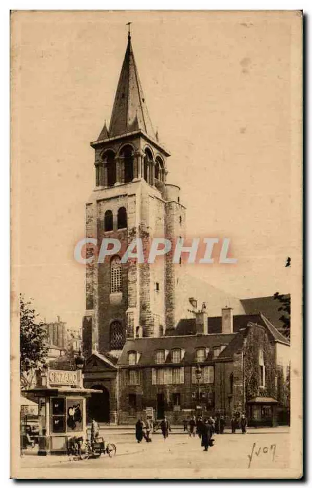 A Igreja de Saint-Germain-des-Prés — Paris — Éditions d'Art Yvon, n°158 - Frente