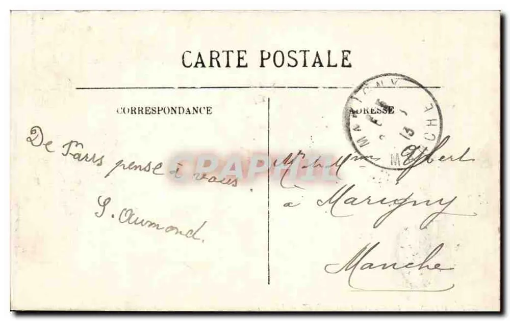 PARIS — O Boulevard des Italiens — LL. — n° 372 - Verso