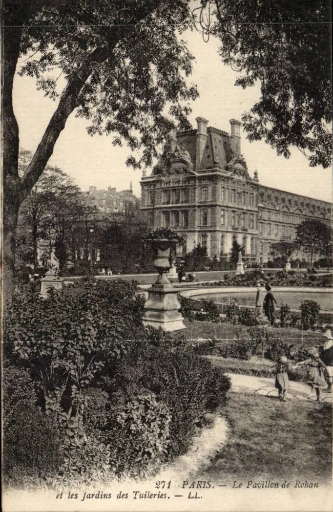 Paris — Das Pavillon de Rohan und die Tuilerien-Gärten — LL. — n° 271 - Vorderseite