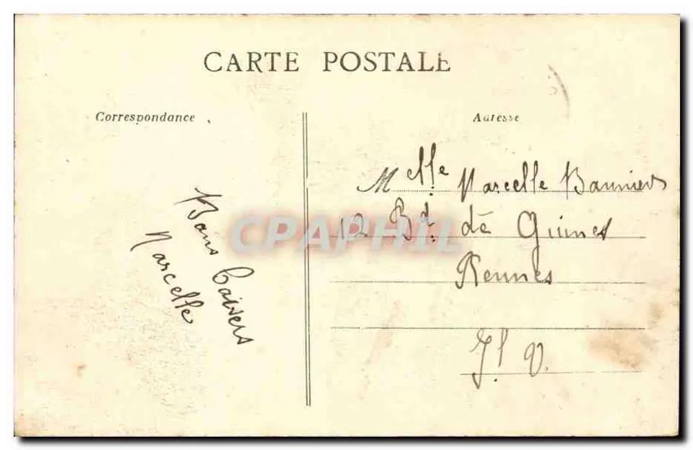 Paris — O Museu de Cluny — editor não visível, número de série 6 - Verso
