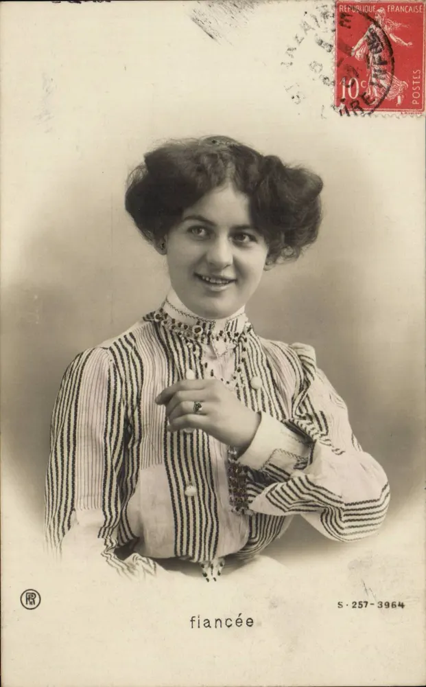 Verlobte — Portrait — S. 257-3964, Verlag R. L. R. - Vorderseite