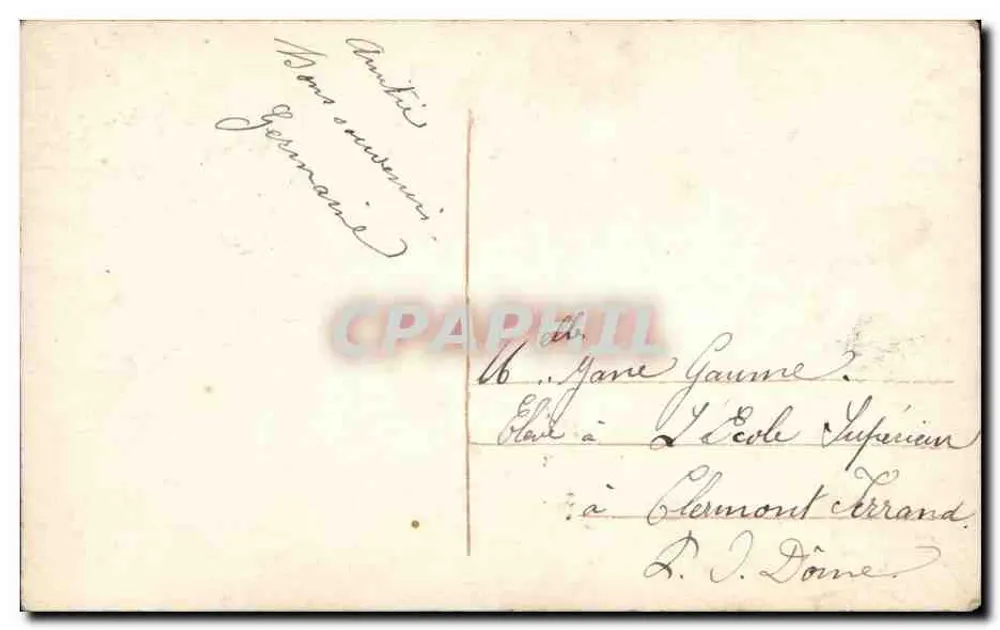 Junge Frau mit Rosenstrauß — Verleger R. 6043 - Rückseite