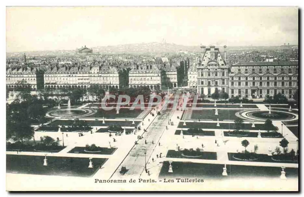 Les Tuileries — Panorama de Paris — editor não identificado - Frente