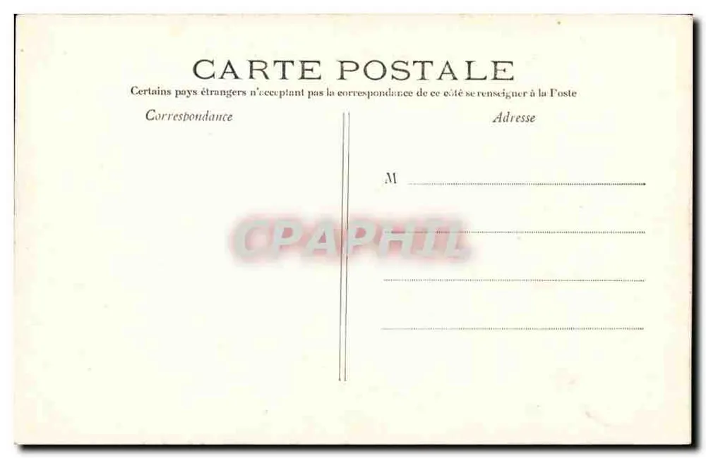 Paris - O Rond-Point dos Campos Elísios — C.M. n°13 - Verso