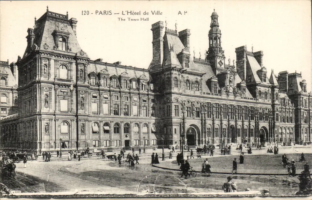 Parijs — Het Stadhuis — A P - Voorkant