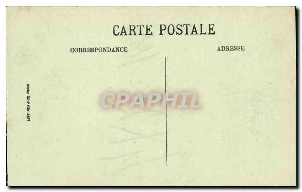 Paris — A Igreja Saint-Paul — Editor Levy Frères & Cie, Paris - Verso