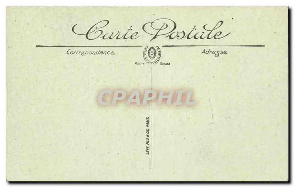 Paris — A Igreja Saint-Gervais — Editor Ley, fils & Cie, Paris, n° 377 - Verso