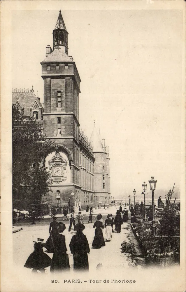 Paris — Turm der Uhr — Unbekannter Verlag, Nr. 90 - Vorderseite