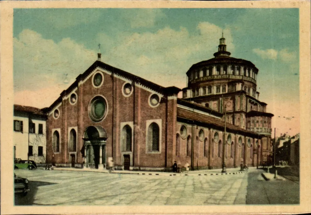 Igreja de Santa Maria delle Grazie — Milão — editor desconhecido, número de série não visível - Frente