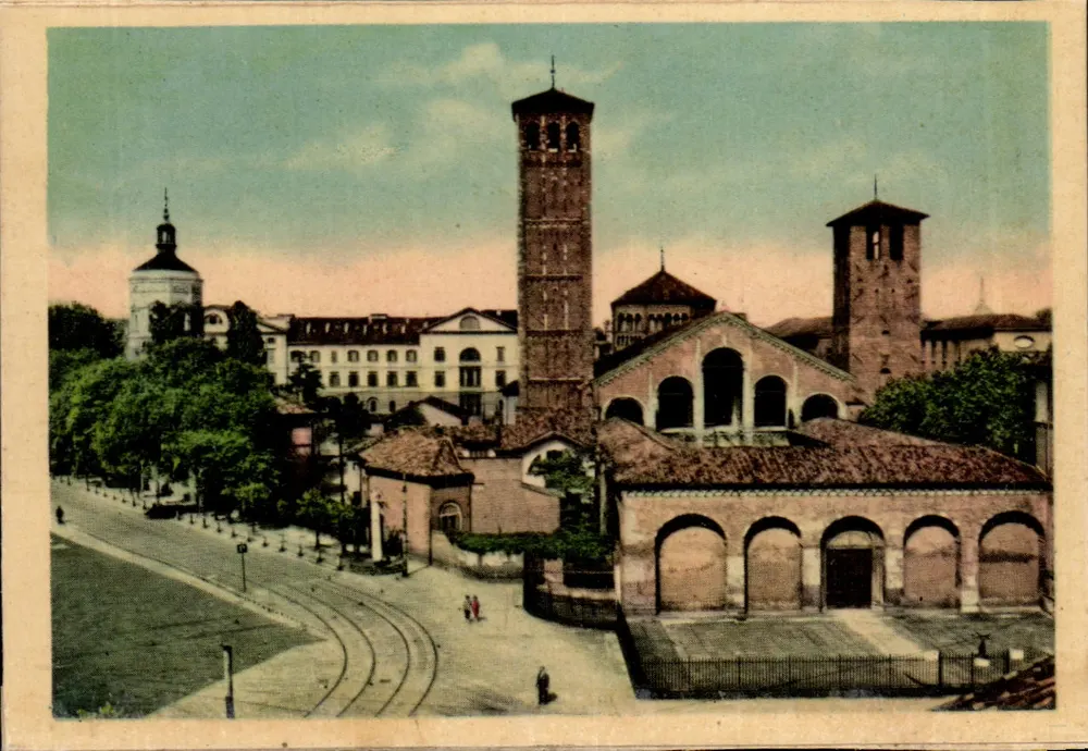 Basílica de S. Ambrogio — editor não visível — número de série não visível - Frente