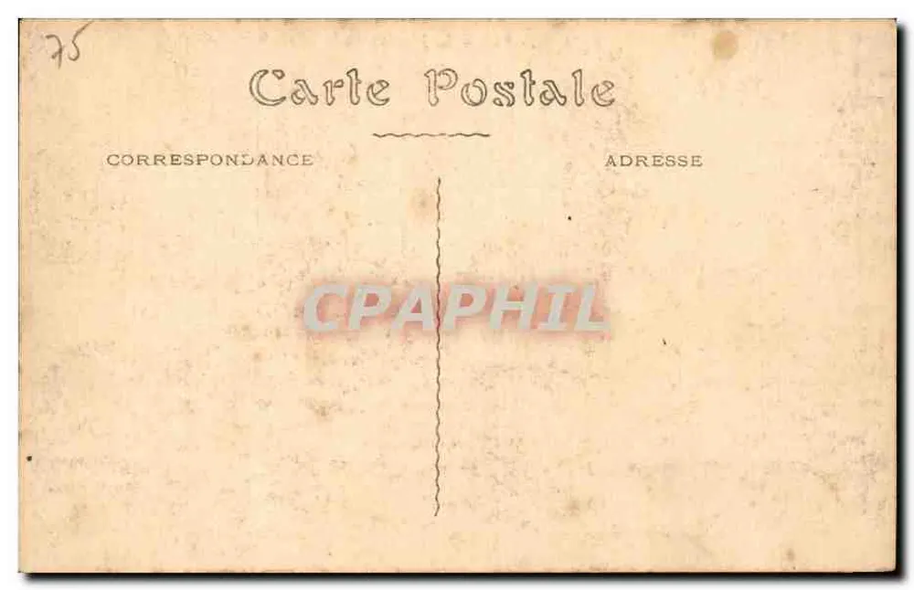 Paris - Palais de Justice et la Ste-Chapelle - Verso