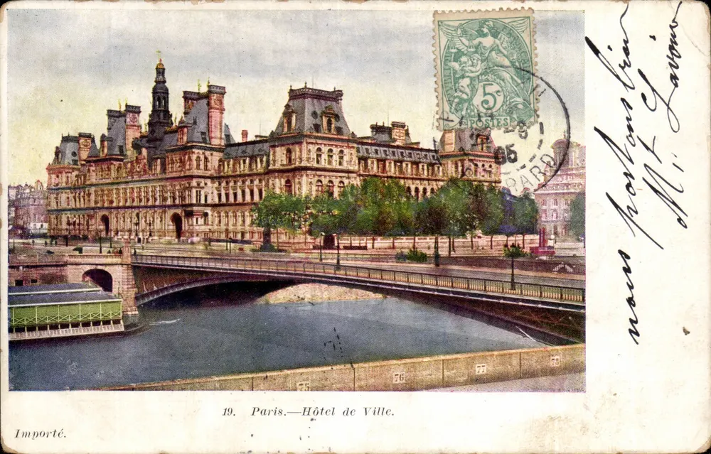 Paris — Hotel de Ville — Importado. - Frente