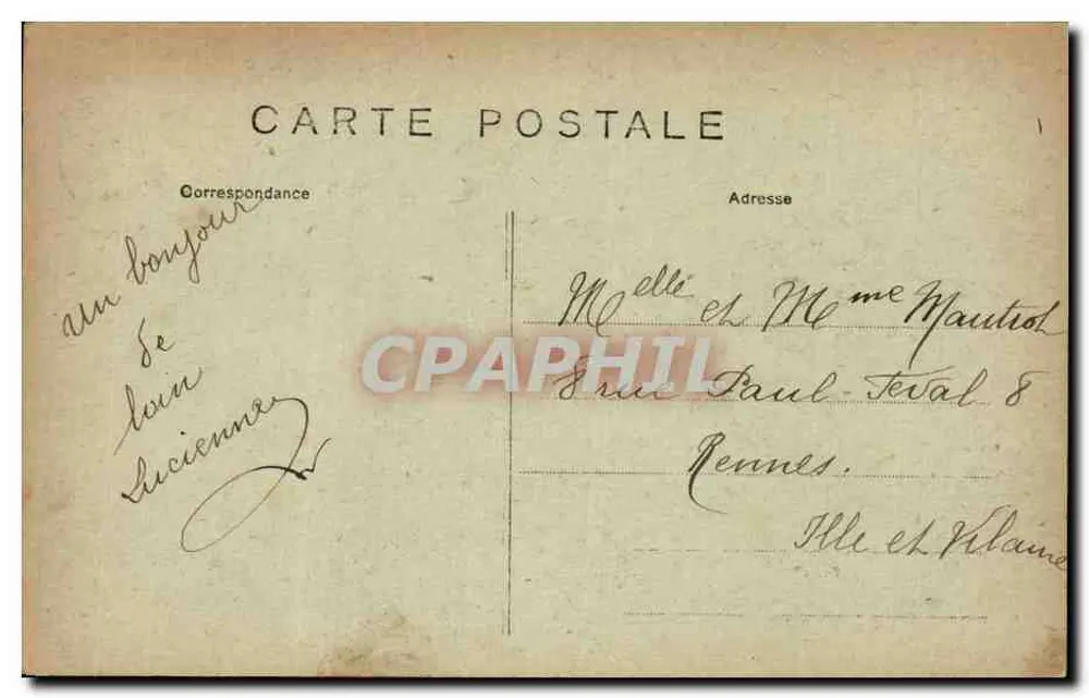 Paris — A Porta Saint-Denis — H. V. - Verso
