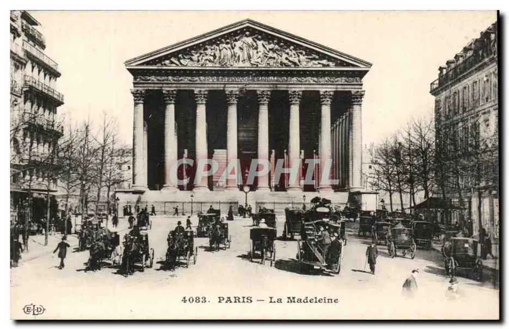 Paris — A Madeleine — Editor ELD, n° 4083 - Frente