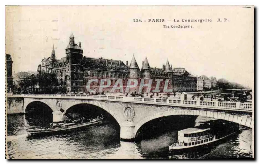 Paris — A Conciergerie — A.P. 226 - Frente