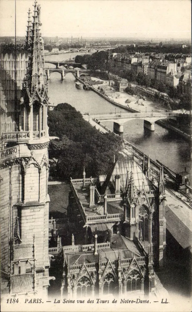 Paris — Die Seine vom Turm der Notre-Dame aus gesehen — LL — Nr. 1184 - Vorderseite