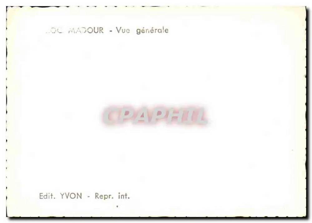 Madour — Vista geral — Edit. YVON - Verso