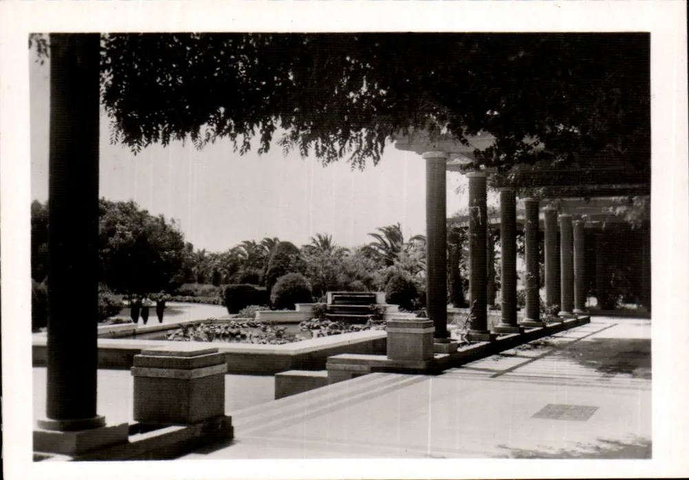 Garten Lyautey — Pergola - Vorderseite