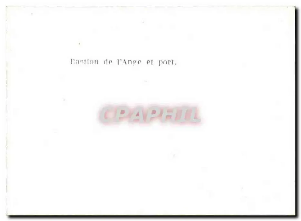 Eastion de l'Ange e porto - Verso