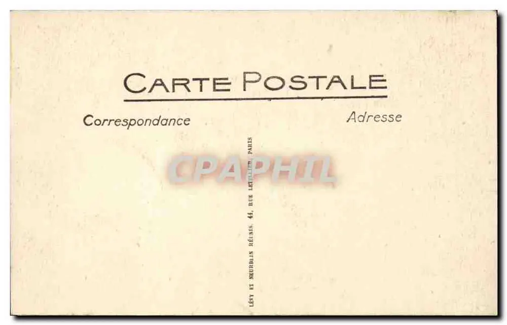 Paris — O Pont-au-Changé — LL - Verso
