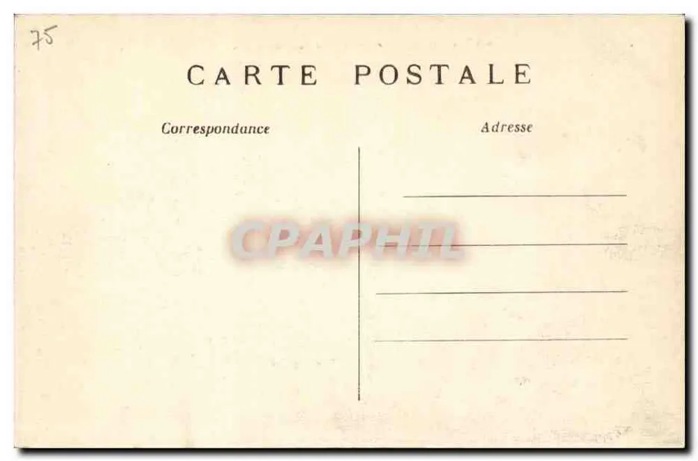 Paris — O Boulevard des Capucines — C M. n°98 - Verso