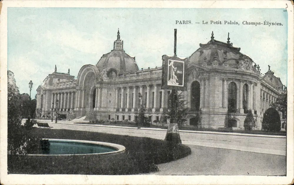 Paris — O Pequeno Palácio, Campos Elísios — J.C. Paris - Frente